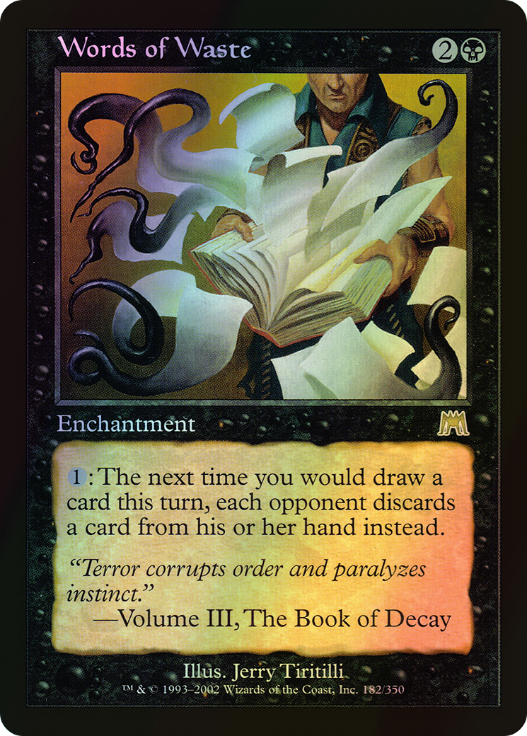 Words of Waste (ONS) #182 [EN/F]