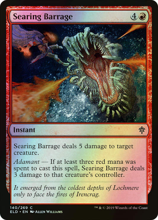 Searing Barrage (ELD) #140 [EN/F]