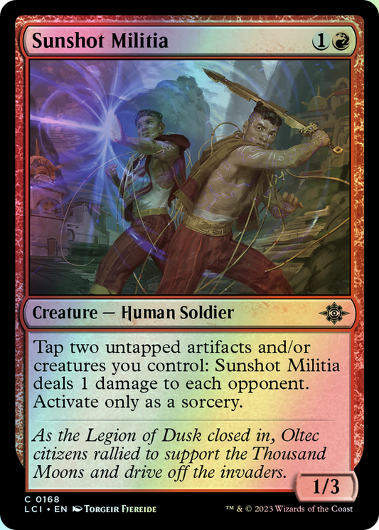 Sunshot Militia (LCI) #168 [EN/F]
