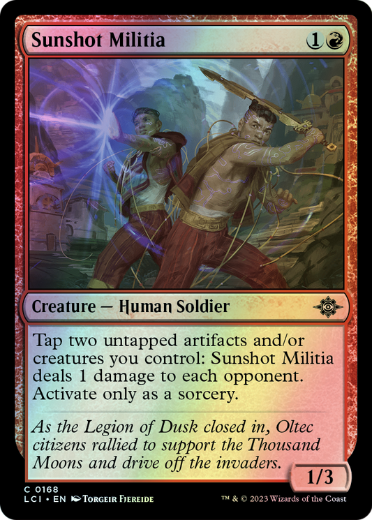 Sunshot Militia (LCI) #168 [EN/F] s/o