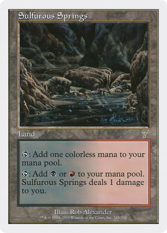 Sulfurous Springs (7ED) #345 [EN/N] s/o