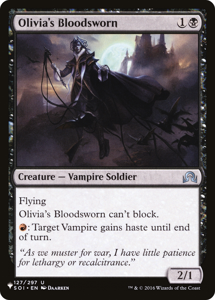Olivia's Bloodsworn (PLST) #SOI-127 [EN/N] s/o