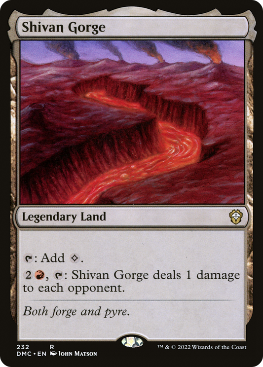 Shivan Gorge (DMC) #232 [EN/N] s/o