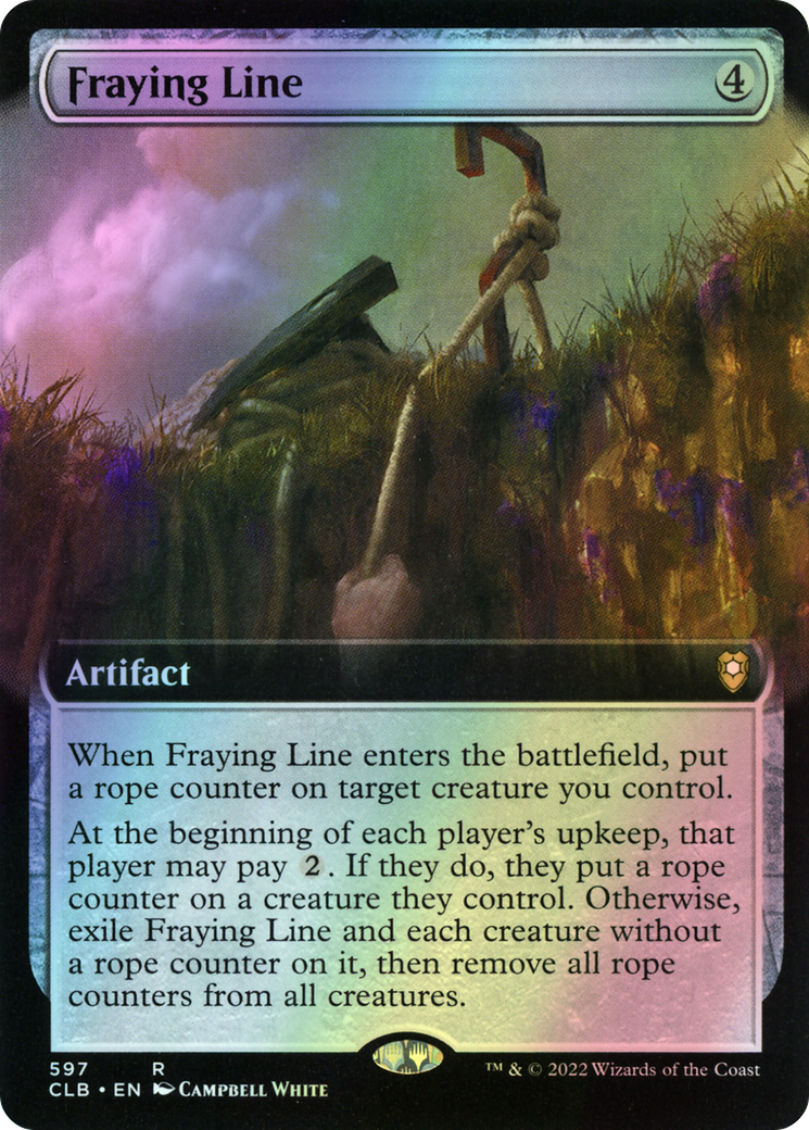 Fraying Line (CLB) #597 [EN/F] s/o