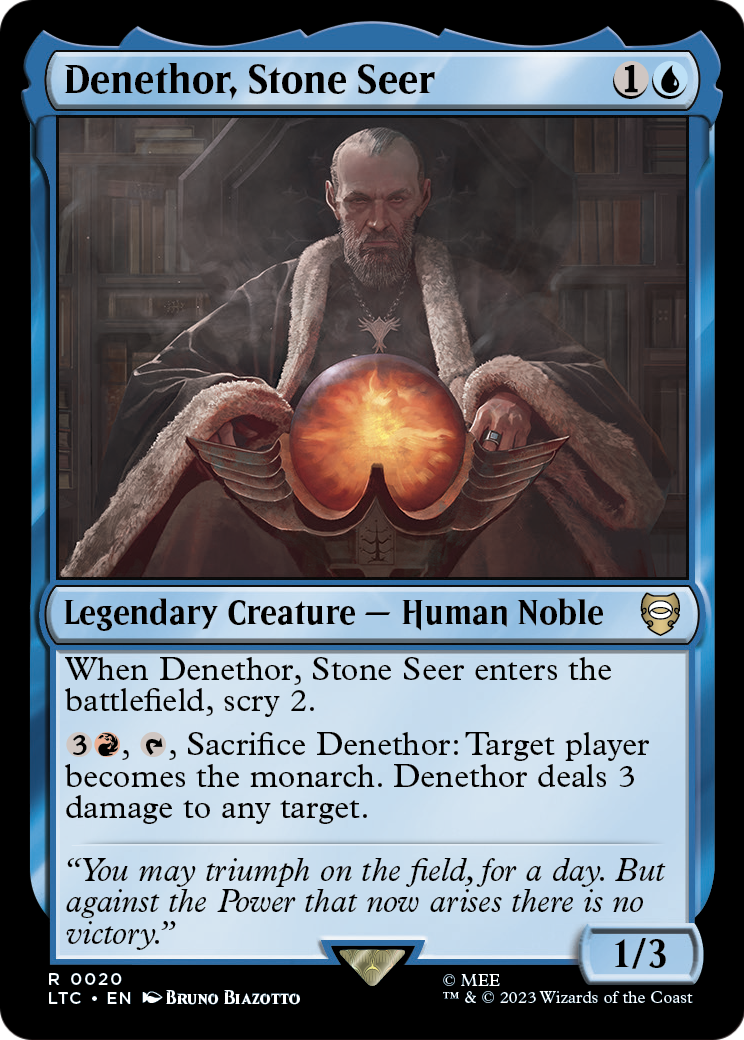 Denethor, Stone Seer (LTC) #20 [EN/N]