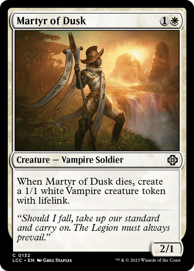 Martyr of Dusk (LCC) #132 [EN/N] s/o