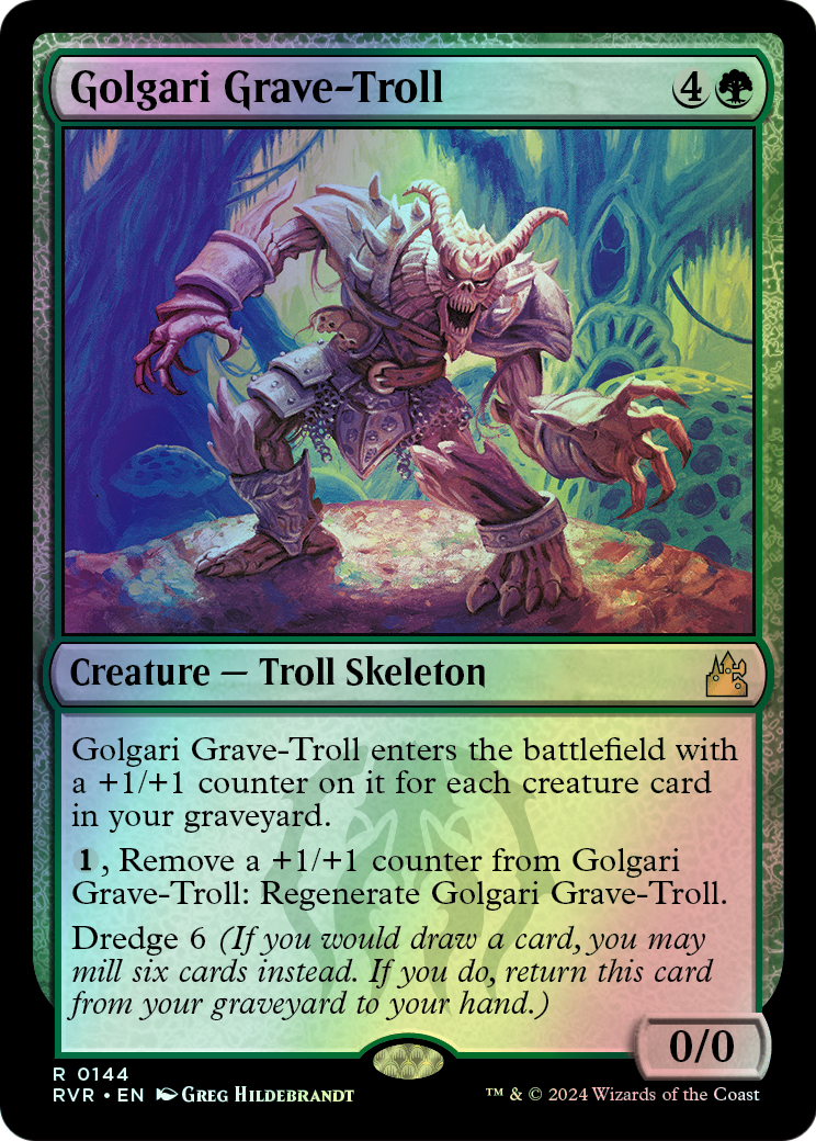 Golgari Grave-Troll (RVR) #144 [EN/F]