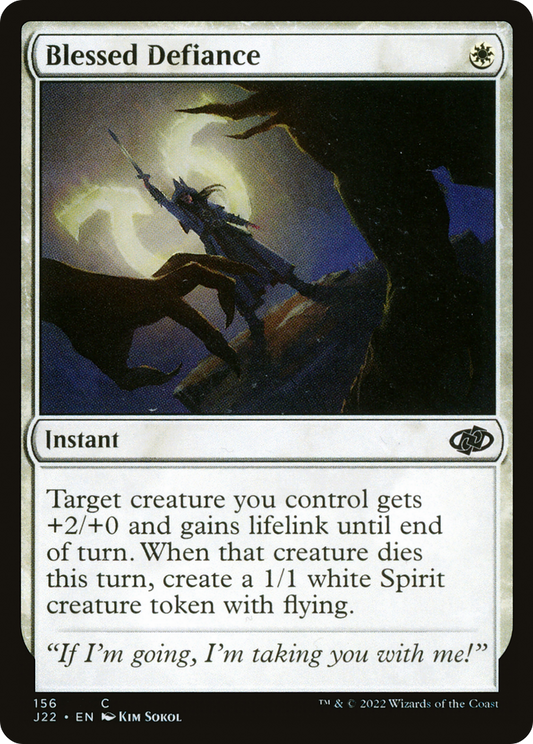Blessed Defiance (J22) #156 [EN/N]