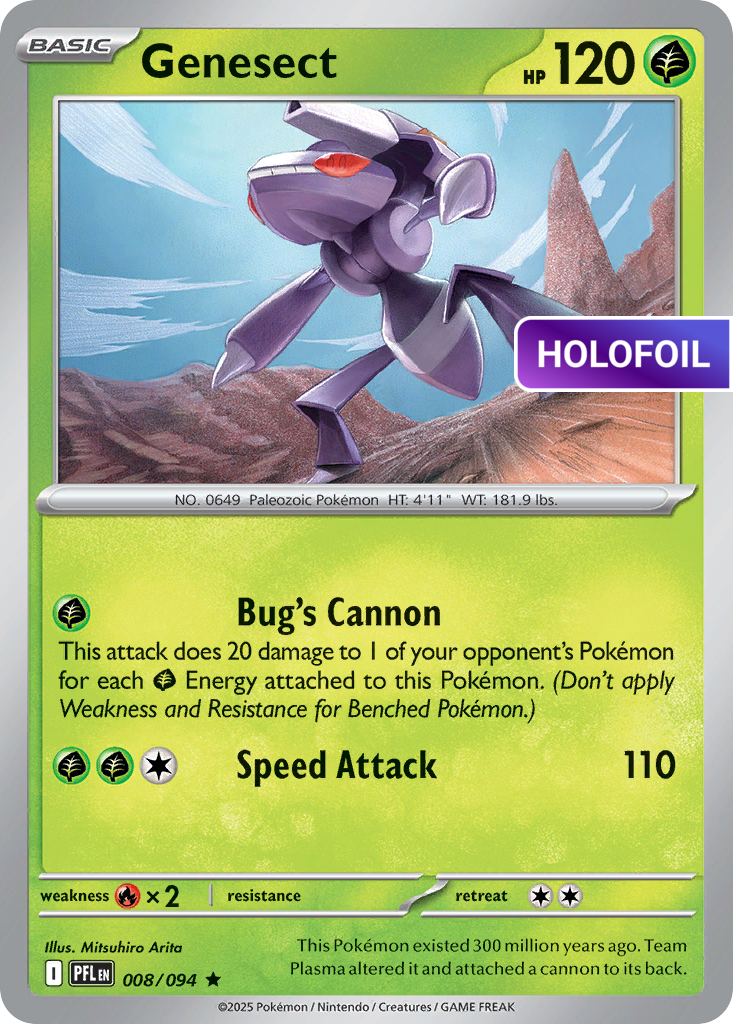 Genesect (PFL) #8 [EN/H]