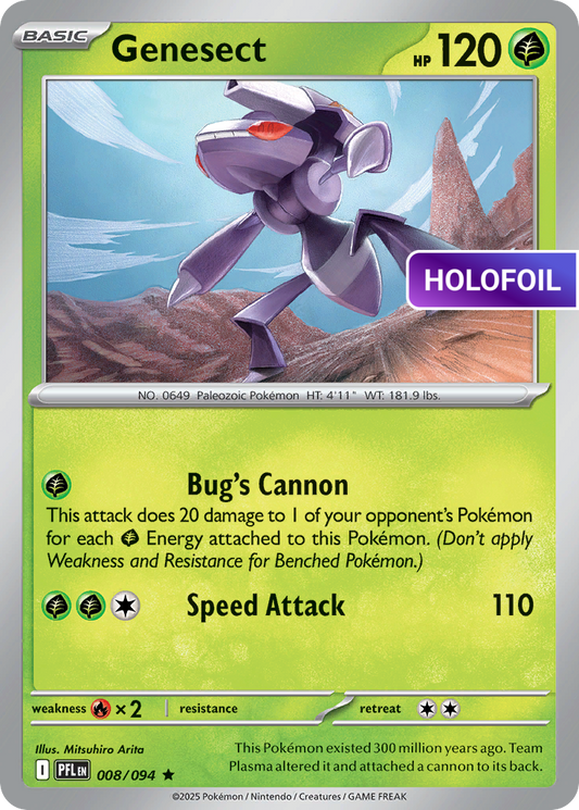 Genesect (PFL) #8 [EN/H]