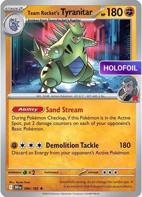 Team Rocket's Tyranitar (DRI) #096 [EN/H]
