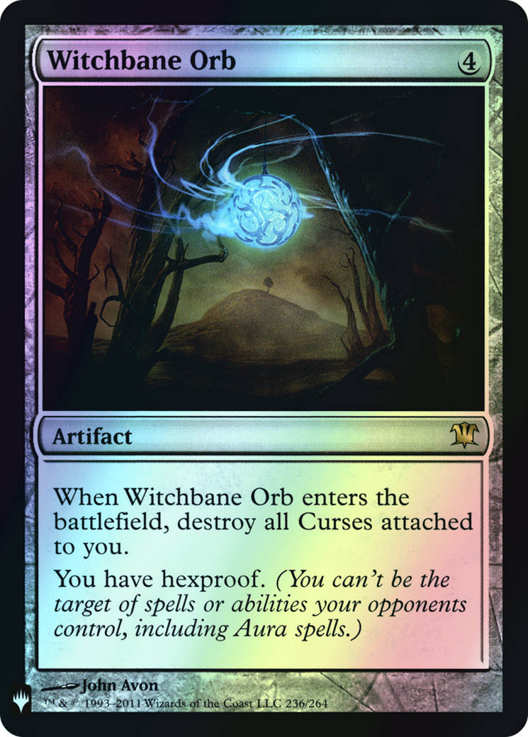 Witchbane Orb (PLST) #ISD-236 [EN/F] s/o