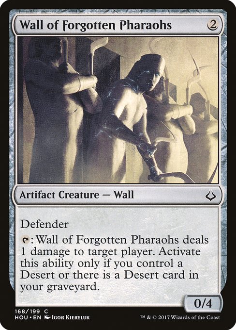 Wall of Forgotten Pharaohs (HOU) #168 [EN/N] s/o