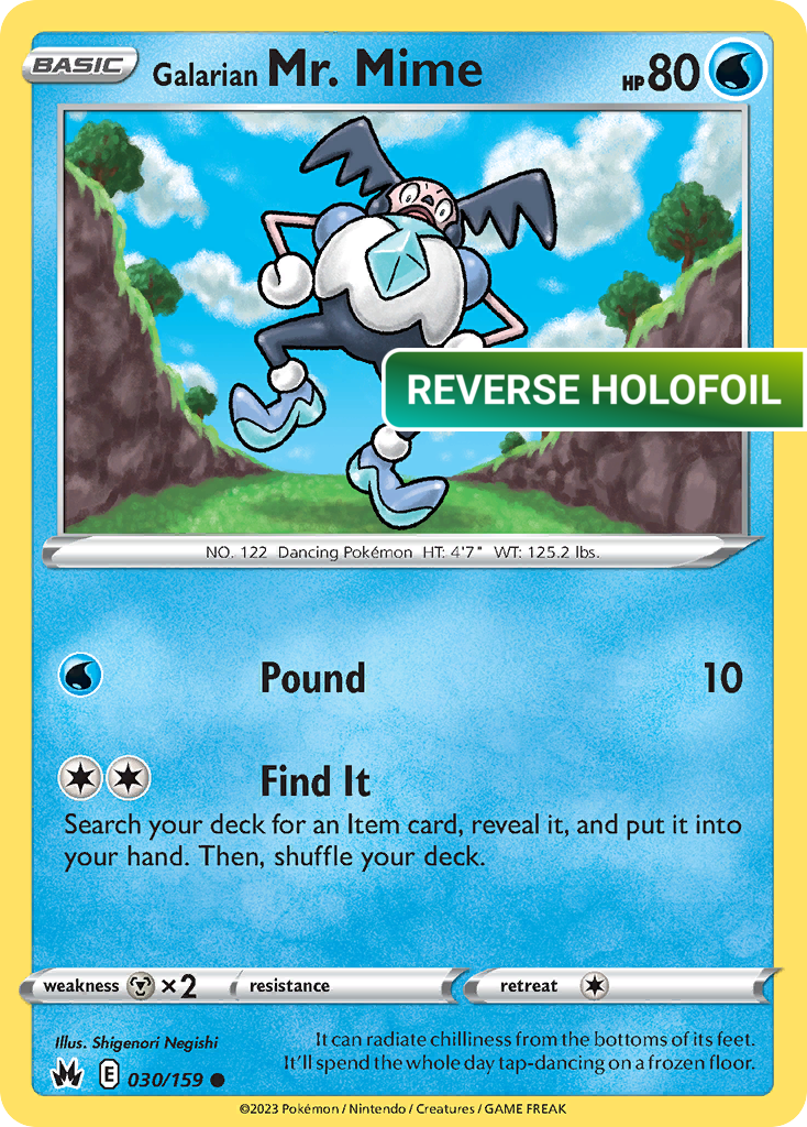 Galarian Mr. Mime (CRZ) #030 [EN/R]