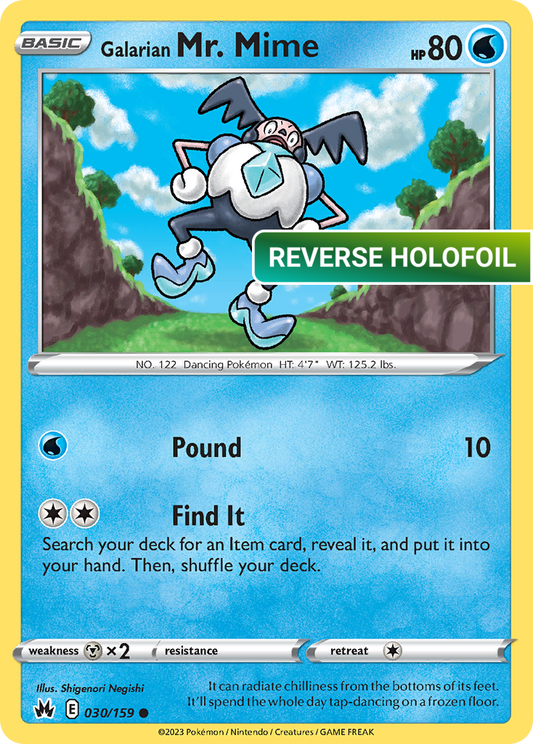 Galarian Mr. Mime (CRZ) #030 [EN/R]