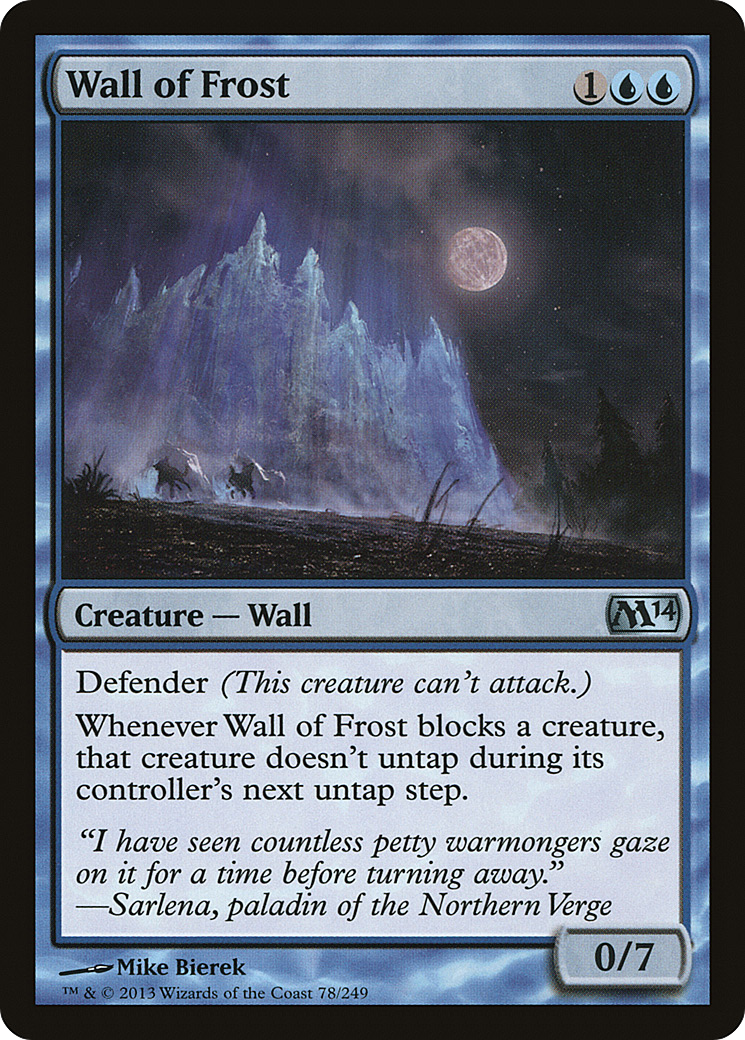 Wall of Frost (M14) #78 [EN/N] s/o