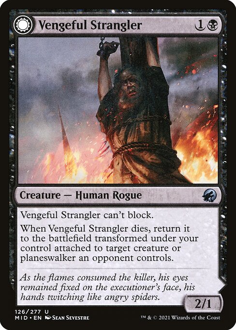 Vengeful Strangler // Strangling Grasp (MID) #126 [EN/N]