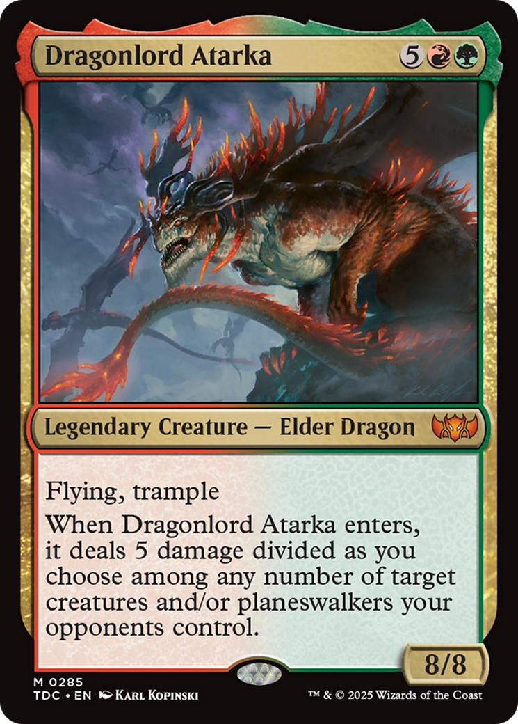 Dragonlord Atarka (TDC) #285 [EN/N] s/o