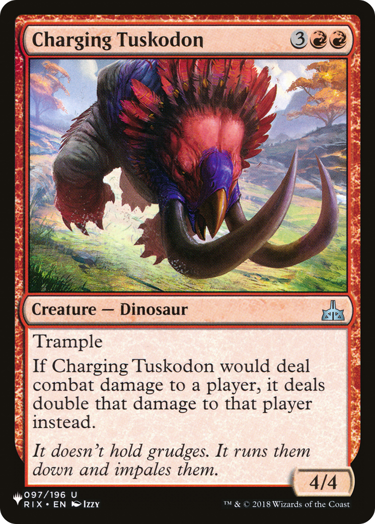 Charging Tuskodon (PLST) #RIX-97 [EN/N]