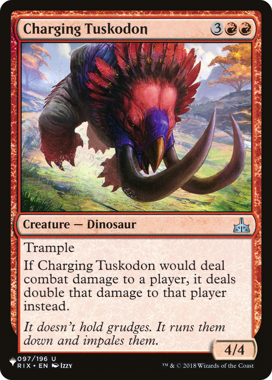 Charging Tuskodon (PLST) #RIX-97 [EN/N]