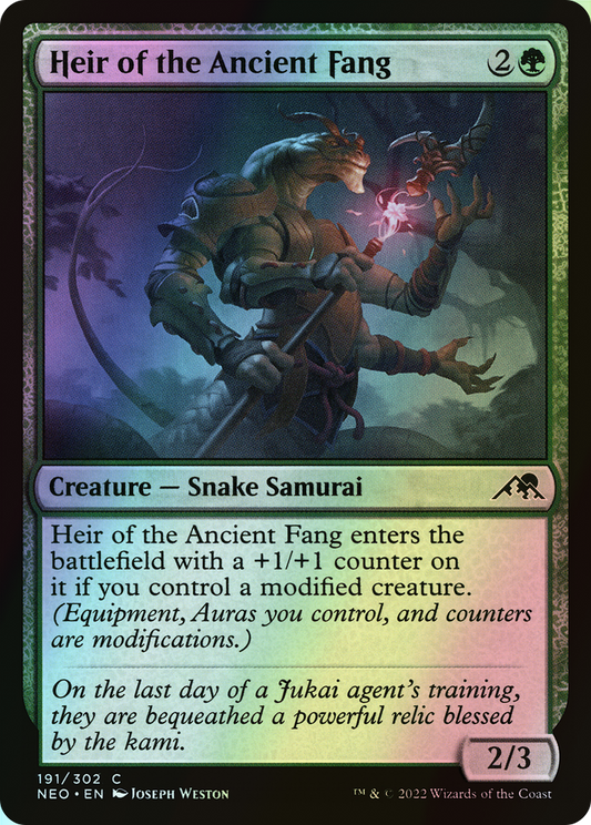 Heir of the Ancient Fang (NEO) #191 [EN/F]