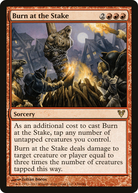 Burn at the Stake (AVR) #130 [EN/N] s/o