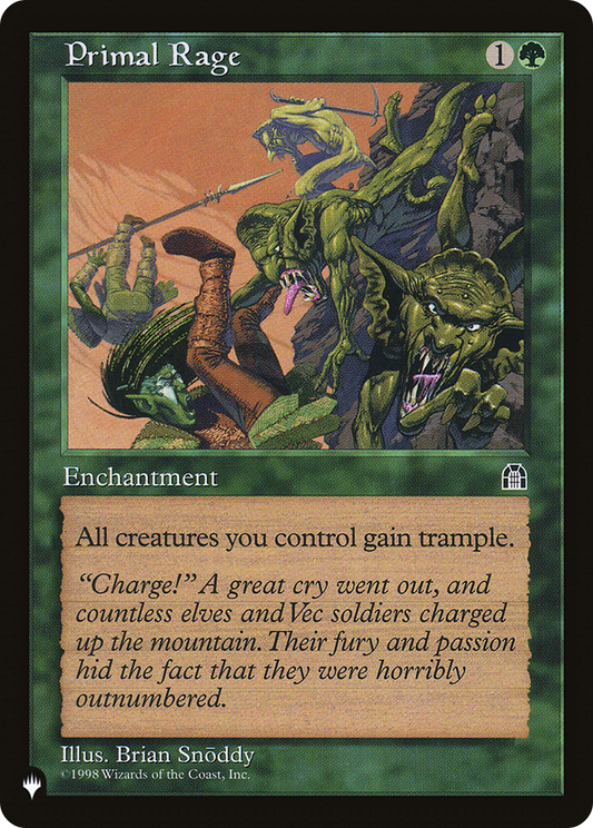 Primal Rage (PLST) #STH-112 [EN/N]