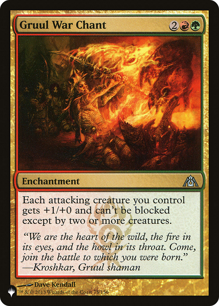 Gruul War Chant (PLST) #DGM-75 [EN/N]