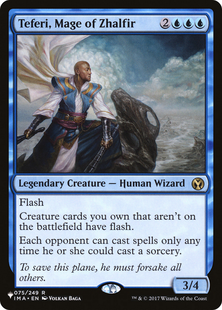 Teferi, Mage of Zhalfir (PLST) #IMA-75 [EN/N] s/o
