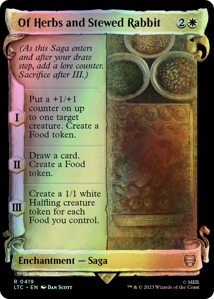 Of Herbs and Stewed Rabbit - Silver Foil (LTC) #419 [EN/F] s/o