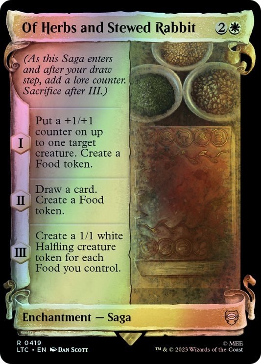 Of Herbs and Stewed Rabbit - Silver Foil (LTC) #419 [EN/F] s/o