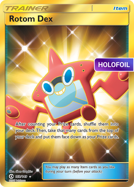 Rotom Dex (Secret) (SUM) #159 [EN/H]