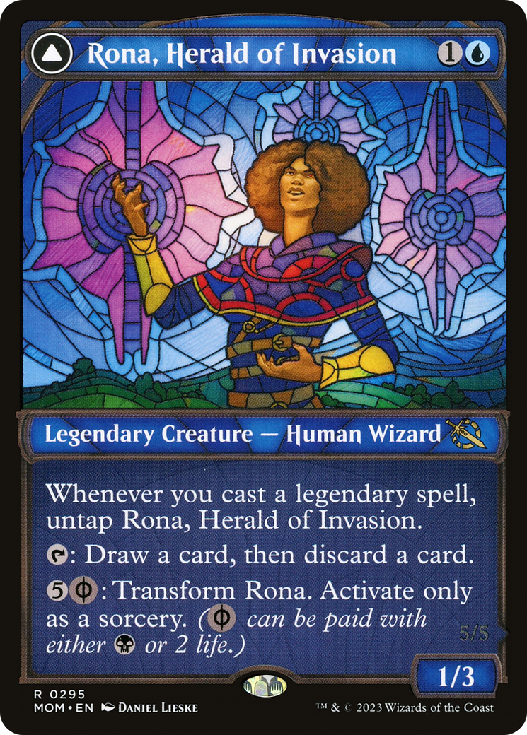 Rona, Herald of Invasion // Rona, Tolarian Obliterator (MOM) #295 [EN/N]