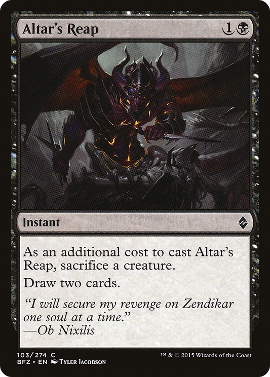 Altar's Reap (BFZ) #103 [EN/N] s/o