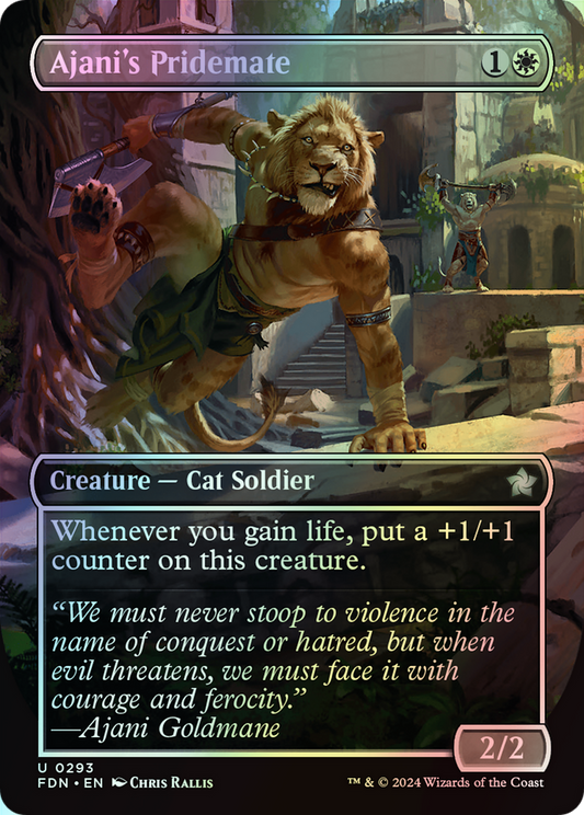 Ajani's Pridemate (FDN) #293 [EN/F] s/o