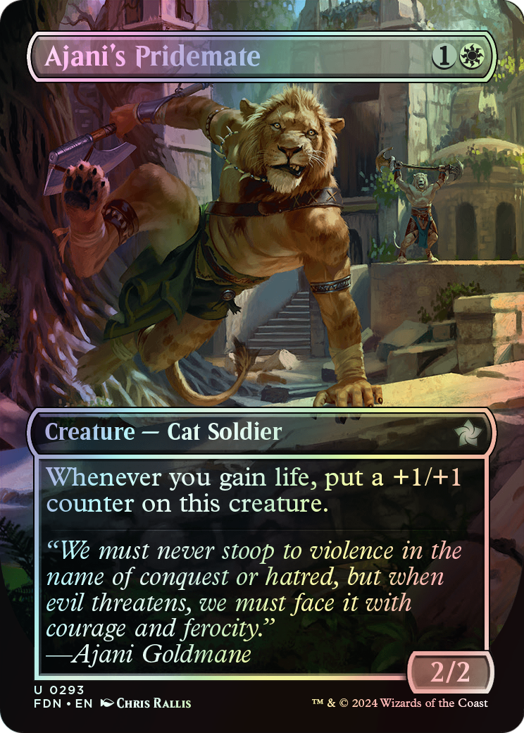Ajani's Pridemate (FDN) #293 [EN/F] s/o