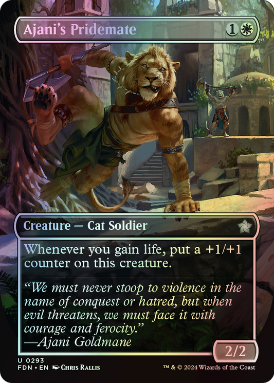 Ajani's Pridemate (FDN) #293 [EN/F] s/o