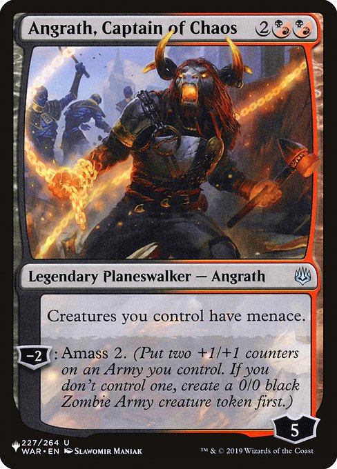 Angrath, Captain of Chaos (PLST) #WAR-227 [EN/N]