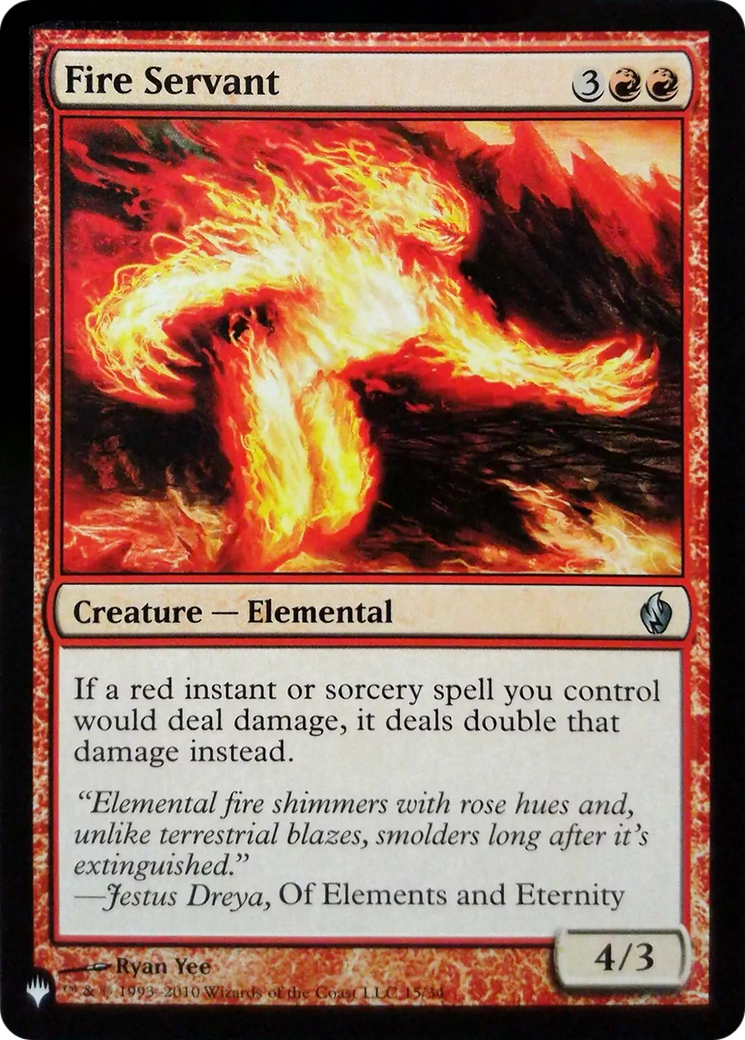 Fire Servant (PLST) #PD2-15 [EN/N] s/o