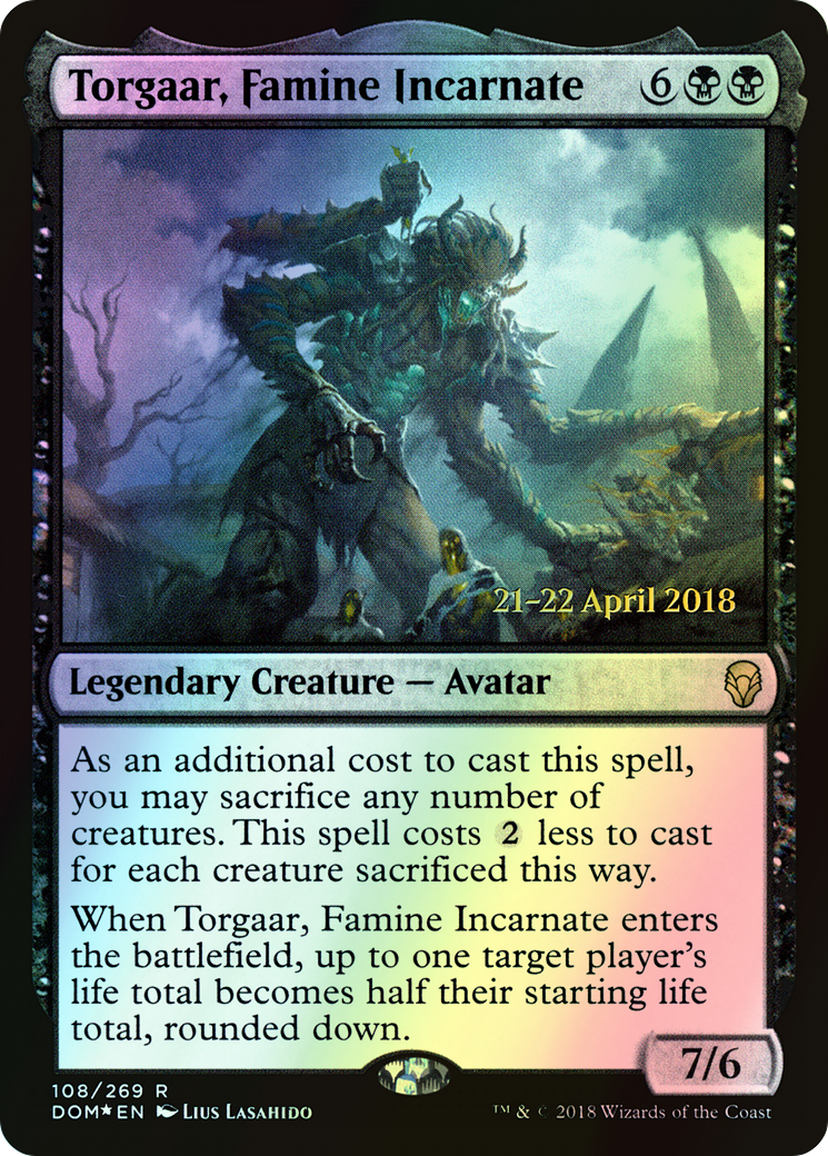 Torgaar, Famine Incarnate (PDOM) #108s [EN/F] s/o