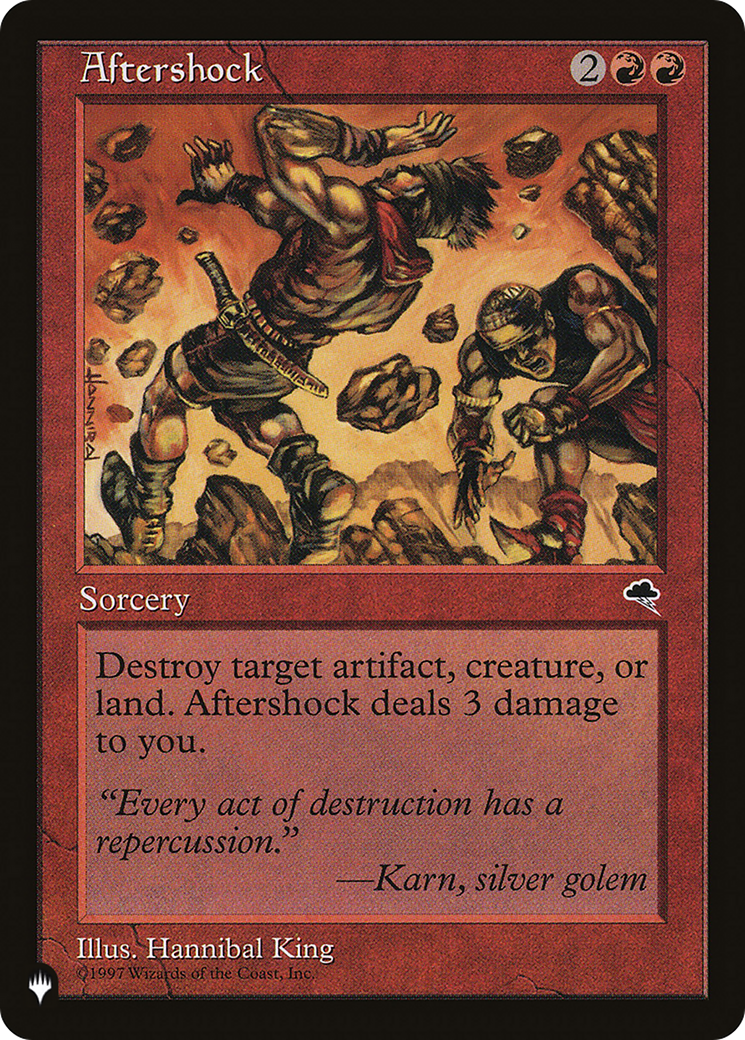 Aftershock (PLST) #TMP-160 [EN/N]
