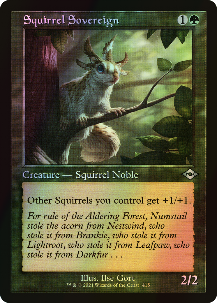 Squirrel Sovereign (MH2) #415 [EN/F] s/o