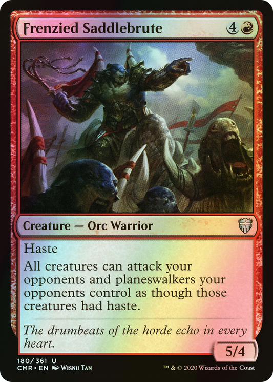 Frenzied Saddlebrute (CMR) #180 [EN/F]