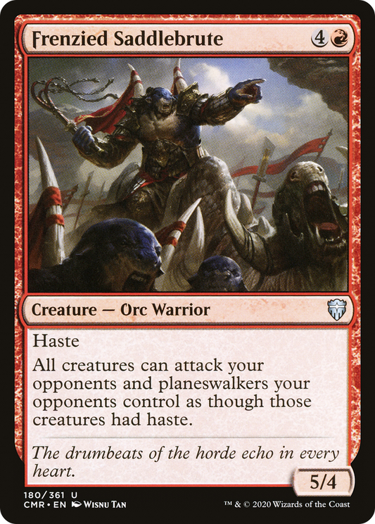 Frenzied Saddlebrute (CMR) #180 [EN/N]
