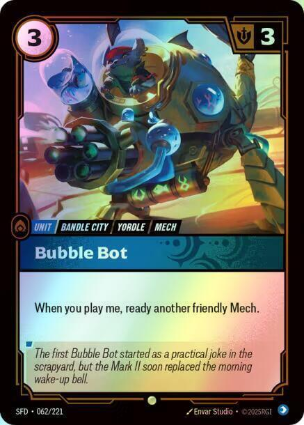 Bubble Bot (SFD) #062 [EN/F] s/o