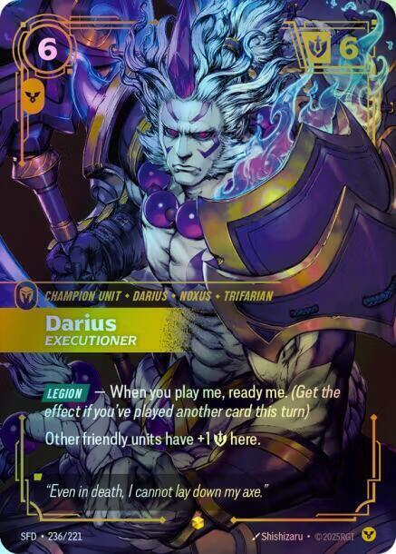 Darius, Executioner (Overnumbered) (SFD) #236 [EN/F]