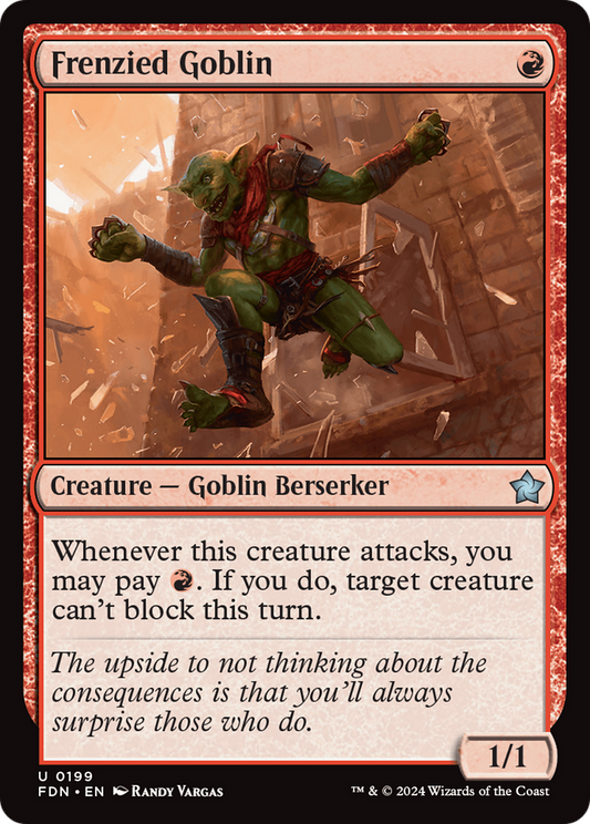 Frenzied Goblin (FDN) #199 [EN/N] s/o