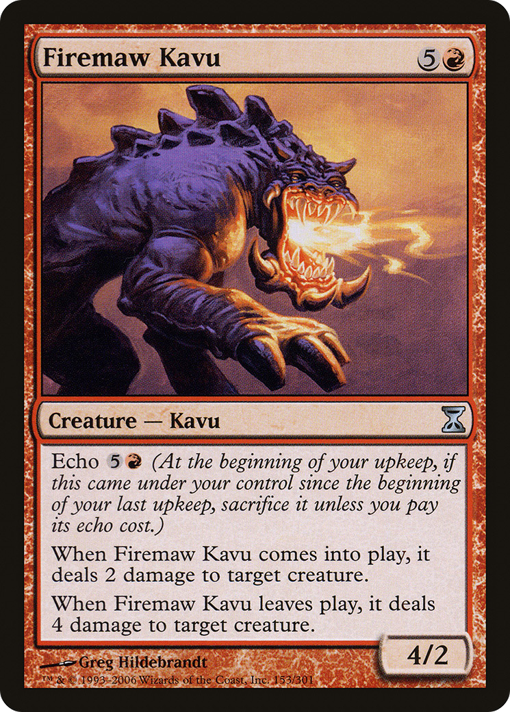 Firemaw Kavu (TSP) #153 [EN/N]