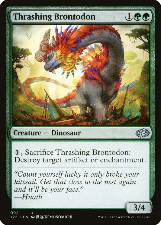 Thrashing Brontodon (J22) #92 [EN/N] s/o