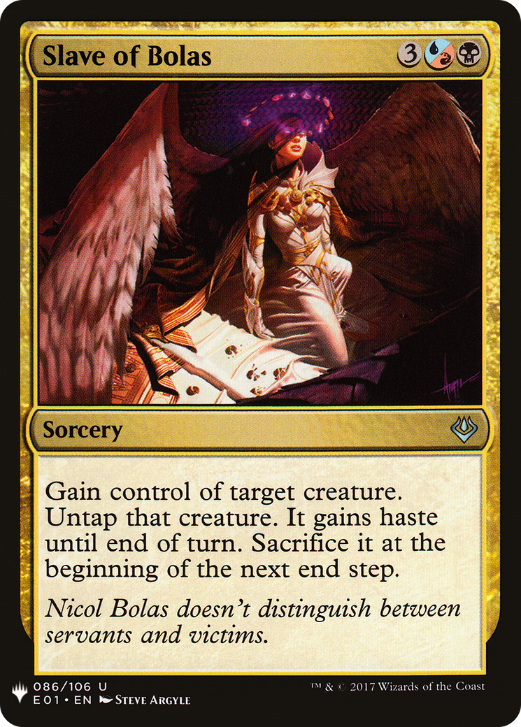 Slave of Bolas (PLST) #E01-86 [EN/N]